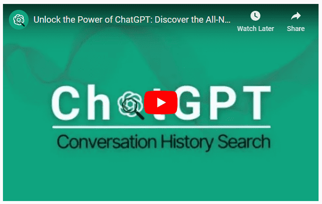 chatgpt search history